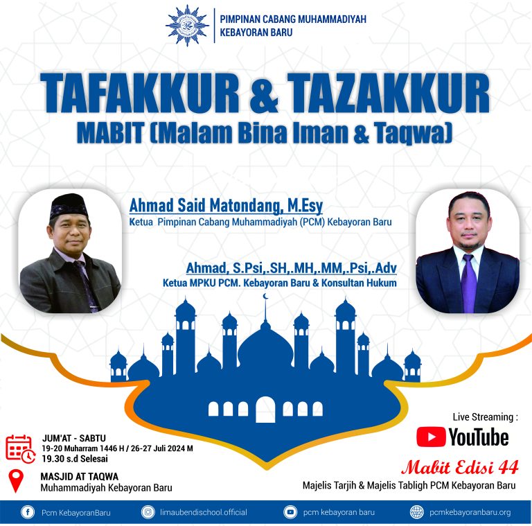 PCM Kebayoran Baru menggelar Kegiatan MABIT EDISI Ke-44